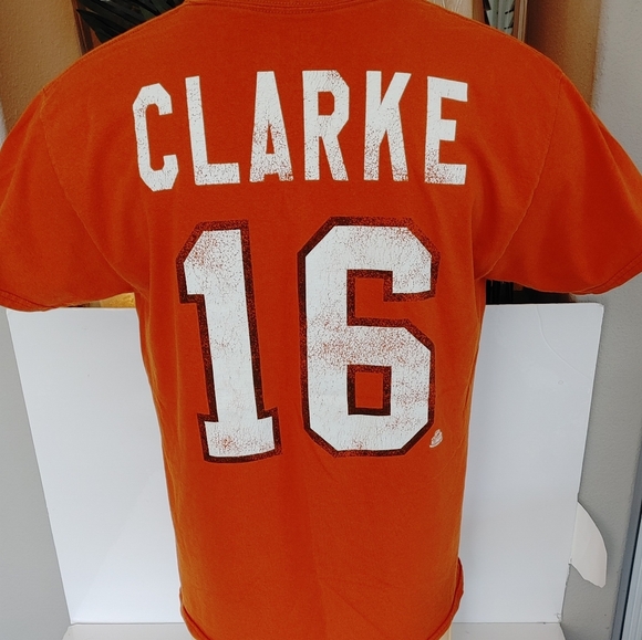PHILADELPHIA FLYERS BOBBY CLARKE ALUMNI OLD TIME HOCKEY EDITION SHIRT - Picture 2 of 6